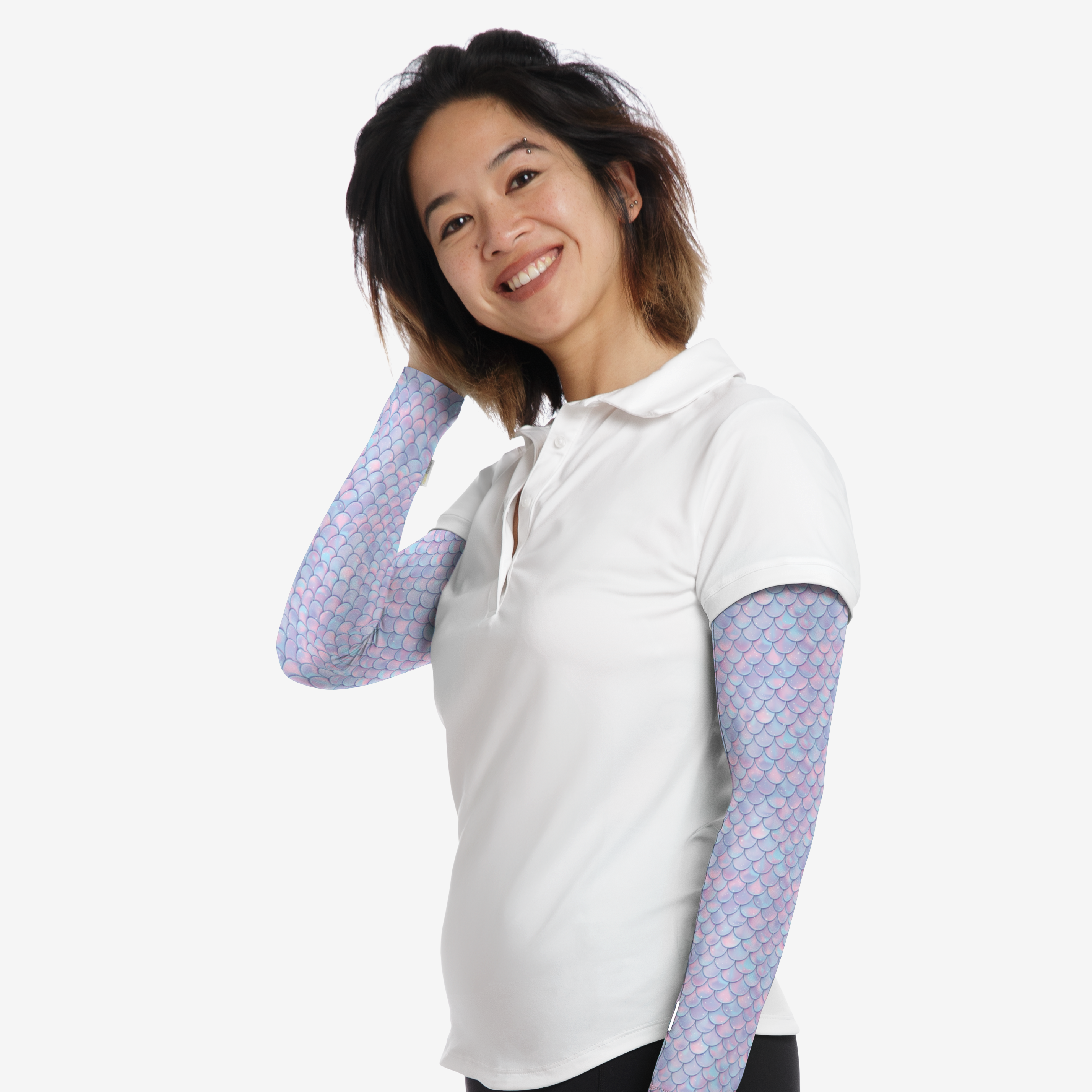 Mermaid Arm Sleeves – Women - Sun Protection UV Arm Sleeves
