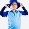 Sun protective sleeves for children - Dark Blue detail