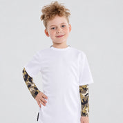Olive Camo Kids Arm Sleeves