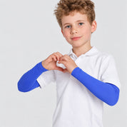 Mid-Blue  Kids Arm Sleeves