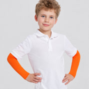 Crazy Orange  Kids Arm Sleeves
