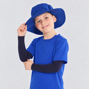 Dark Blue  Kids Arm Sleeves