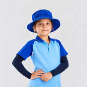 Dark Blue  Kids Arm Sleeves
