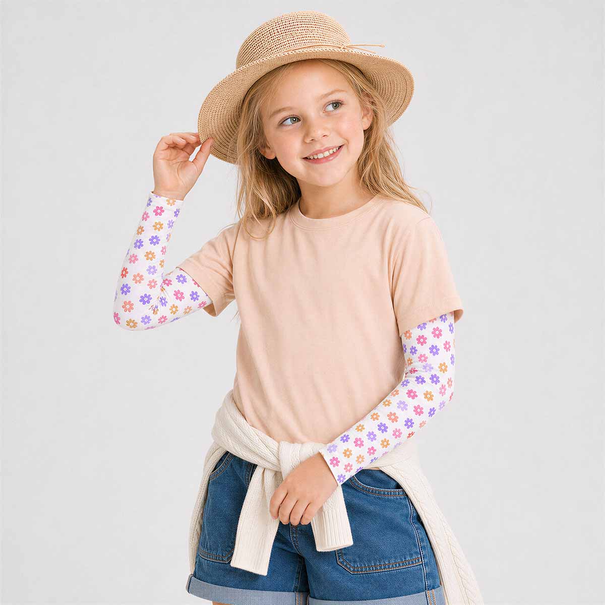 Daisies - Kids Arm Sleeves