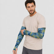 Fishies Sun Sleeves with Thumbhole - Adult