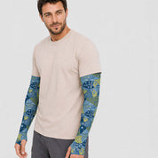 Fishies Sun Sleeves with Thumbhole - Adult