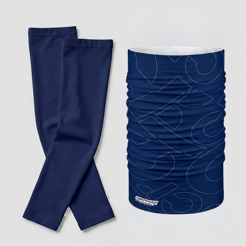 Crazy Arms and Headskinz Bundle - Dark Blue