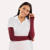 Maroon Arm Sleeves – Adult