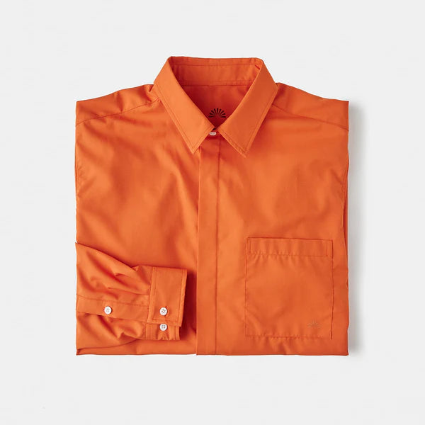 Unisex Sun Shirt UPF50+ Long Sleeve - Burnt Orange