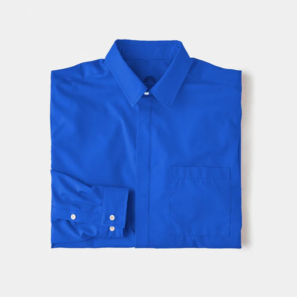 Unisex Sun Shirt UPF50+ Long Sleeve - True Blue
