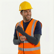 Urban Grey Arms Sleeves with Thumbhole - Adult