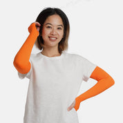 Crazy Orange Arm Sleeves - Adult