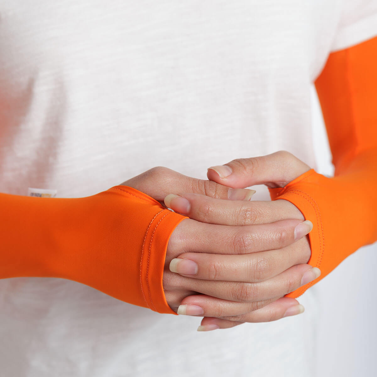Crazy Orange Arm Sleeves - Adult