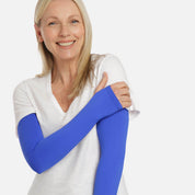 Mid Blue Sleeves with Thumbhole - Adult