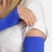 Mid Blue Sleeves with Thumbhole - Adult