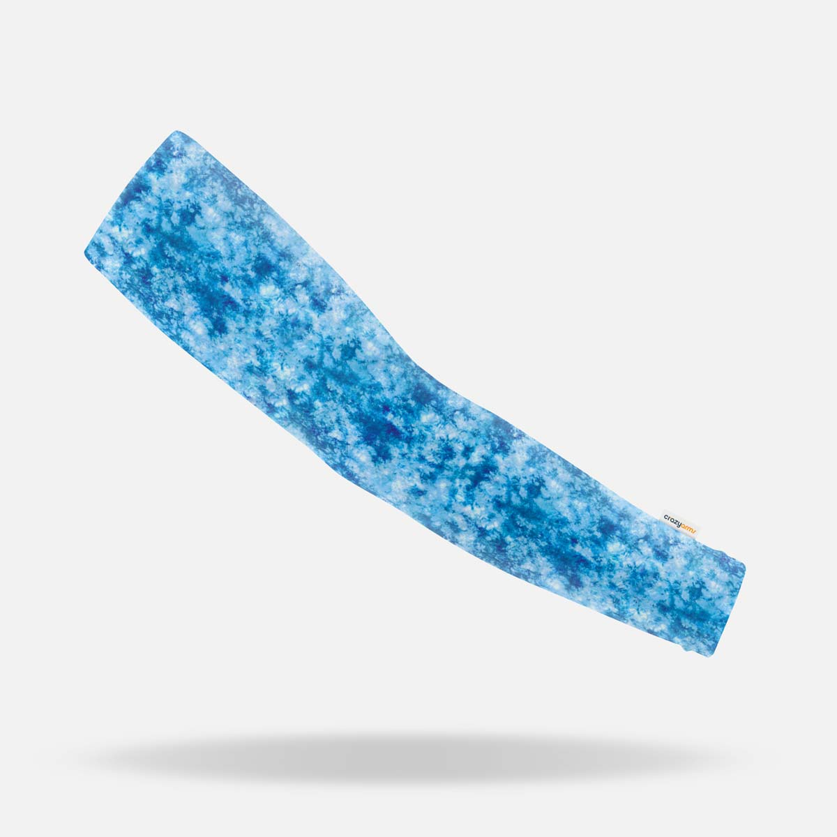 Coral Blue Tie-Dye Kids Arm Sleeves