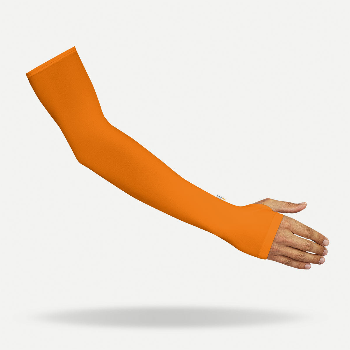 Orange Arm Sleeves with thumbhole