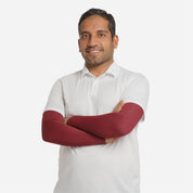 Maroon Arm Sleeves – Adult