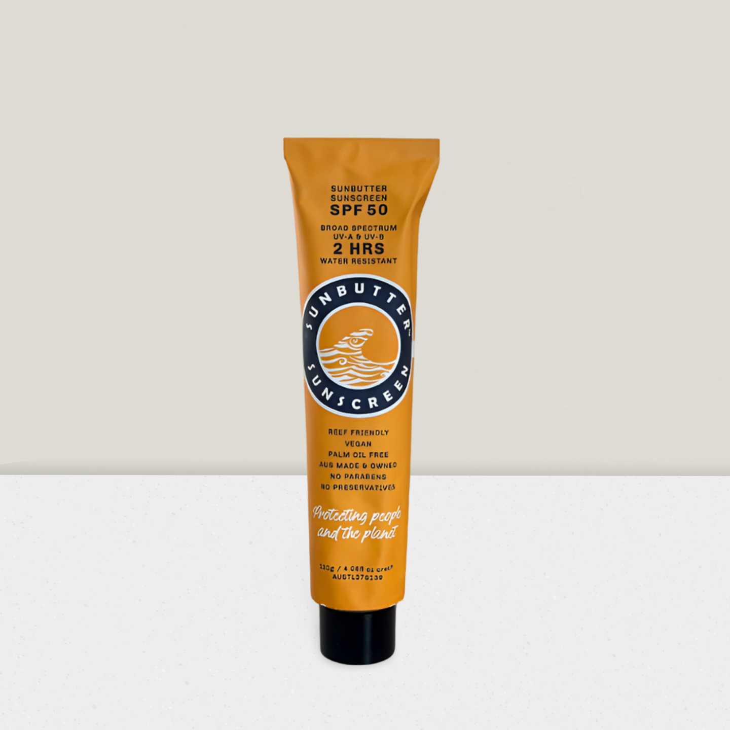 Sunbutter SPF50 Reef Safe Sunscreen - Tube 120g