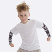 Grey camo sun sleeves kids