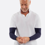 dark blue arm sleeves men