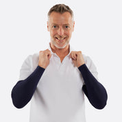 dark blue arm sleeves men