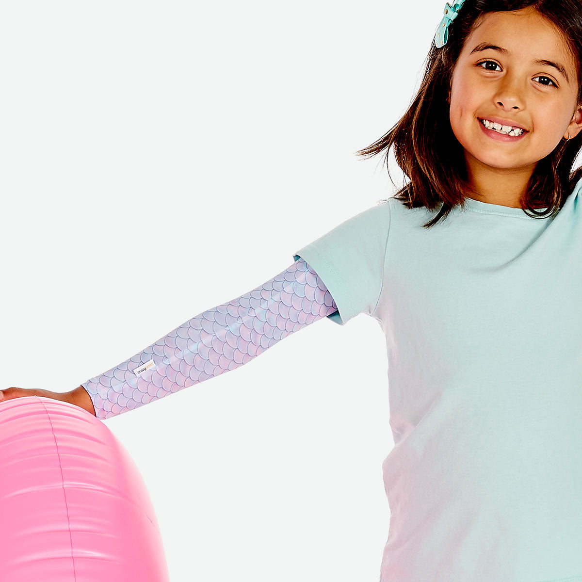 Sun protective sleeves for children - Mermaid detail