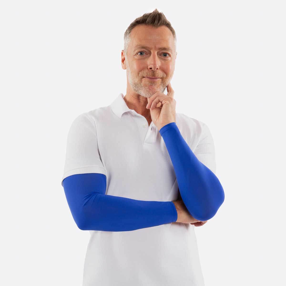Mid-Blue Arm Sleeves - Adult – crazyarms