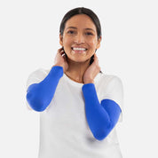 Mid Blue arms sleeves women