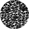 Sun protective sleeves for children - Skull swatch