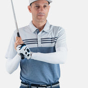 mens golf sleeves white