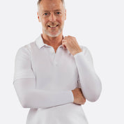 White arm sleeves men
