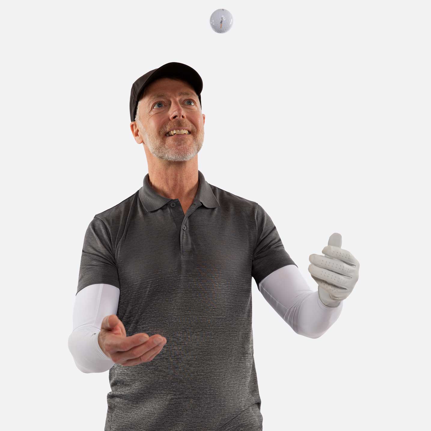 white golf sleeves men