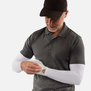 white golf sleeves men