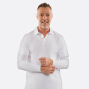 White arm sleeves men