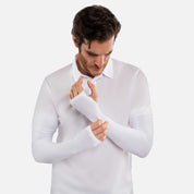 white arm sleeves men
