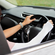 UPF 50+ Driving Sleeve - White Adult