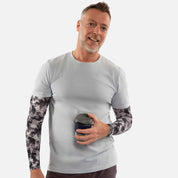 Grey Camo Arm Sleeves - Adult